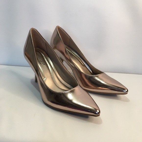 comfort plus by Predictions Shoes - Confort Plus y Predictions  Rose Gold Heels